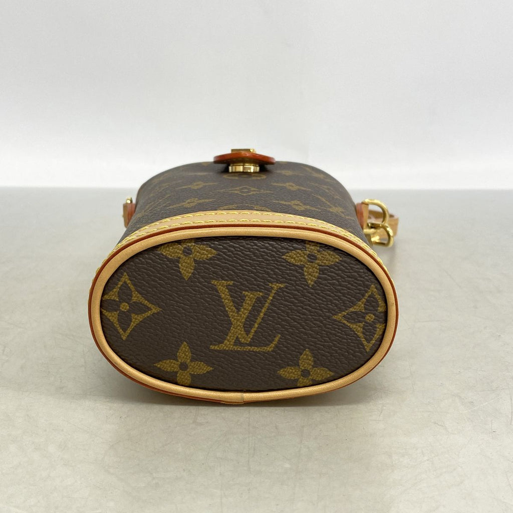 Louis Vuitton Shoulder Bag Monogram Fold Me Pouch Brown — view 3