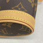 Louis Vuitton Shoulder Bag Monogram Fold Me Pouch Brown — view 7