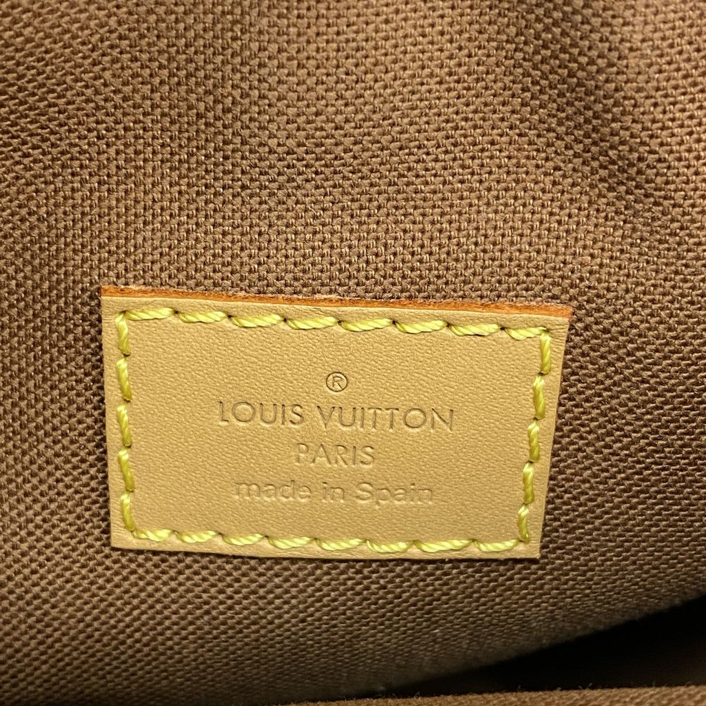 Louis Vuitton Shoulder Bag Monogram Fold Me Pouch Brown — view 5
