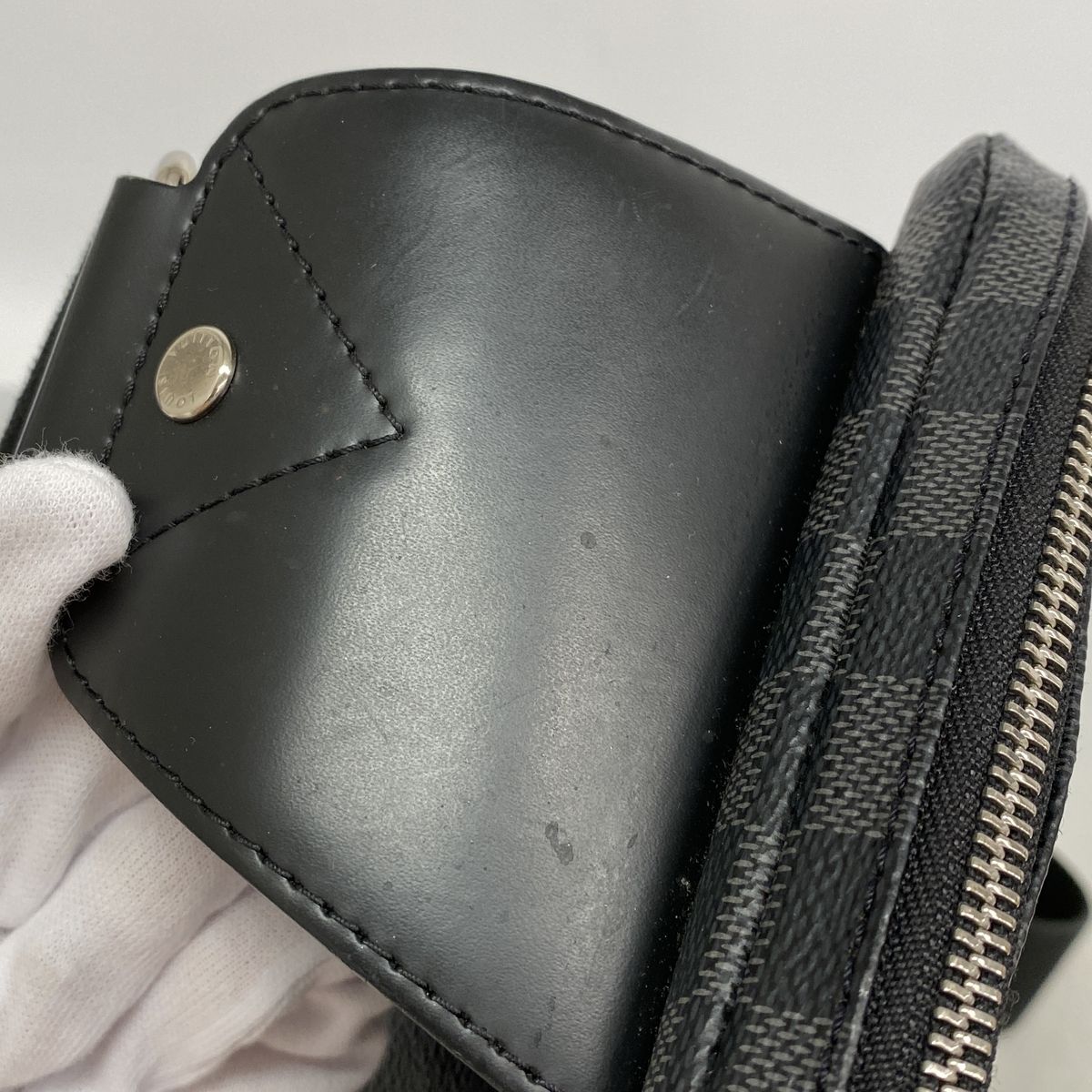 Louis Vuitton Belt Bag Damier Graphite Venue Black — view 7
