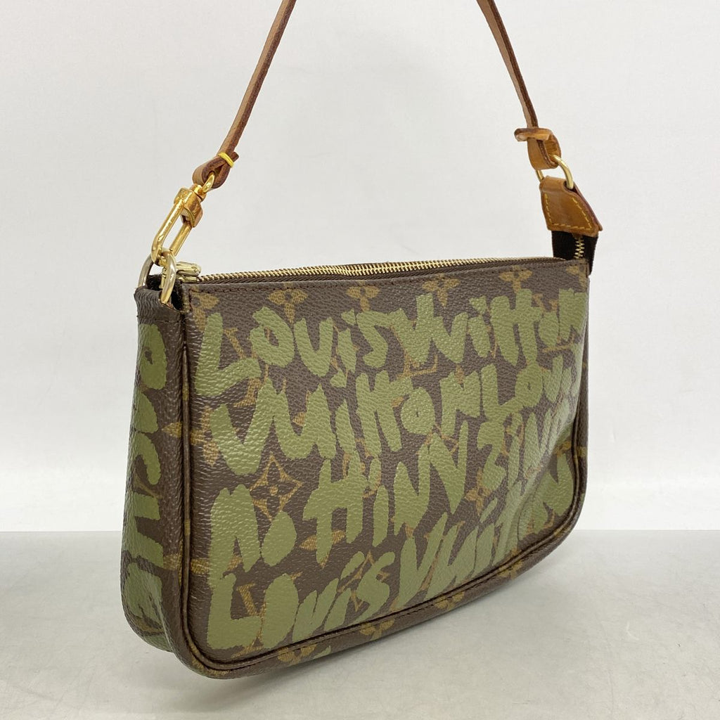Louis Vuitton Pouch Monogram Graffiti Pochette Accessoires Vert — view 2