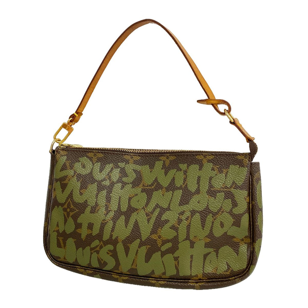 Louis Vuitton Pouch Monogram Graffiti Pochette Accessoires Vert