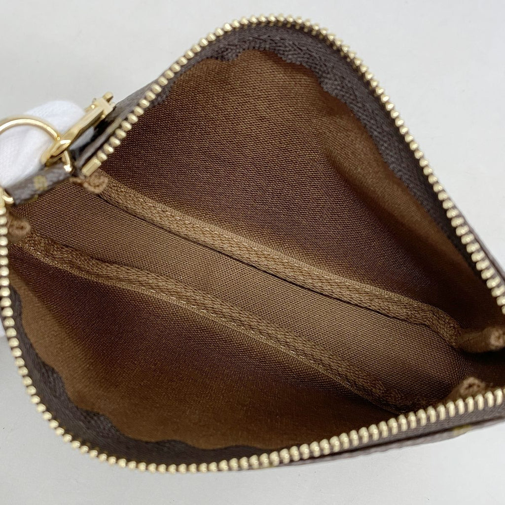 Louis Vuitton Pouch Monogram Mini Pochette Accessoires Brown — view 4