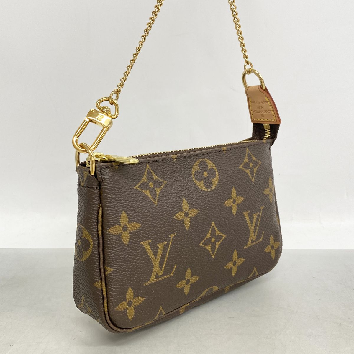 Louis Vuitton Pouch Monogram Mini Pochette Accessoires Brown — view 2