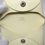 Hermes Bastia Jaune Milton Epsom Coin Purse — view 7