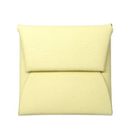Hermes Bastia Jaune Milton Epsom Coin Purse