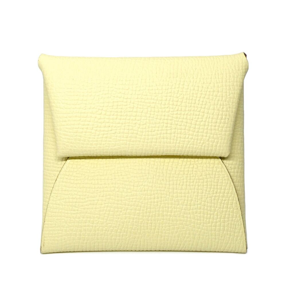 Hermes Bastia Jaune Milton Epsom Coin Purse