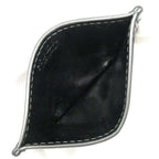 Prada Soft Looks Leather Card Case Black Triangle Logo — view 5
