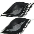 Prada Soft Looks Leather Card Case Black Triangle Logo — view 6