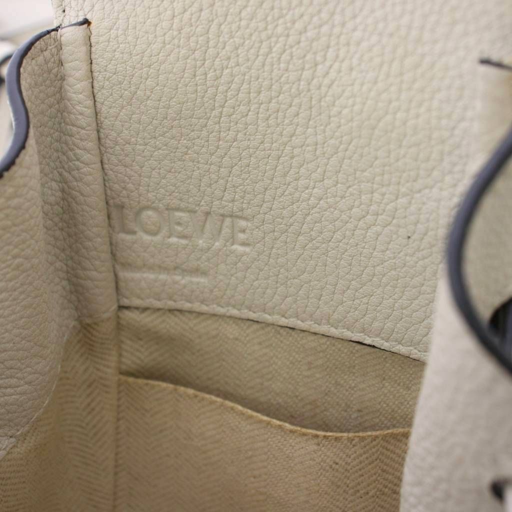 Loewe Hammock Drawstring Mini Shoulder Bag Leather Beige — view 7