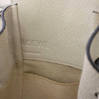 Loewe Hammock Drawstring Mini Shoulder Bag Leather Beige — view 7