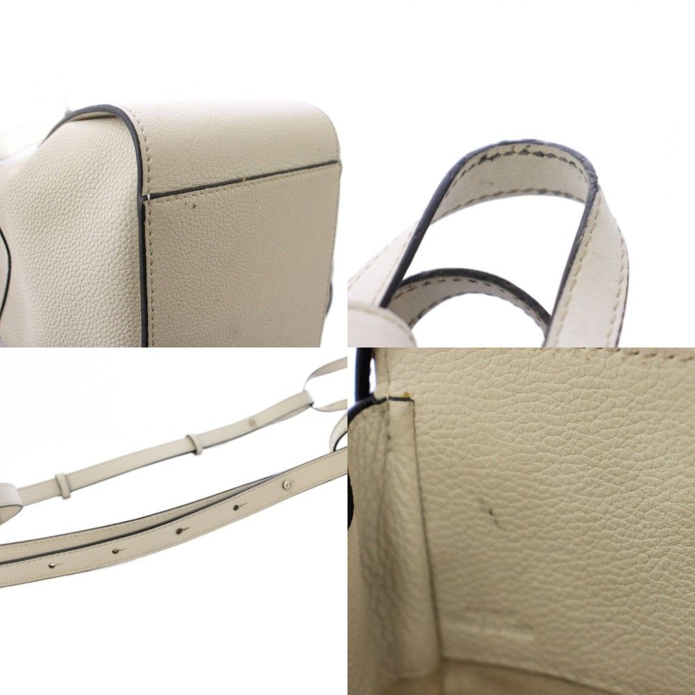 Loewe Hammock Drawstring Mini Shoulder Bag Leather Beige — view 8