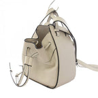Loewe Hammock Drawstring Mini Shoulder Bag Leather Beige — view 3