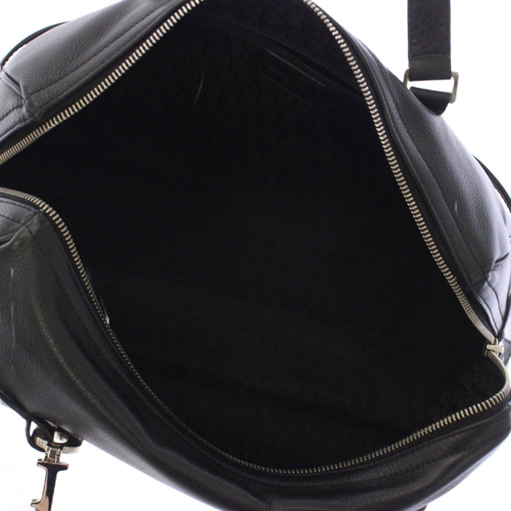 Dior John Galliano Era D-charm Bowler Mini Boston Bag Leather Black — view 5