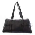 Dior John Galliano Era D-charm Bowler Mini Boston Bag Leather Black — view 2
