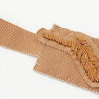 Prada Archive Beaded Bijou Sash Belt Brown Beige — view 5