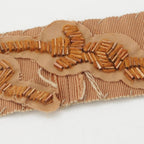 Prada Archive Beaded Bijou Sash Belt Brown Beige — view 4