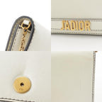 Dior J'adior Leather Black Stitch Chain Shoulder Bag White — view 8