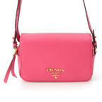 Prada Vitello Phoenix Leather Camera Shoulder Bag Pink