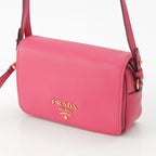 Prada Vitello Phoenix Leather Camera Shoulder Bag Pink — view 2