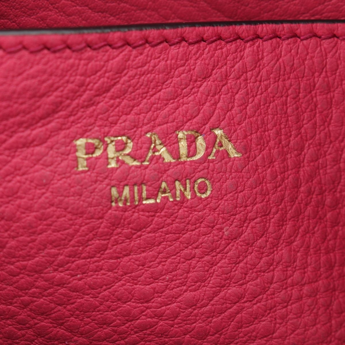 Prada Vitello Phoenix Leather Camera Shoulder Bag Pink — view 7