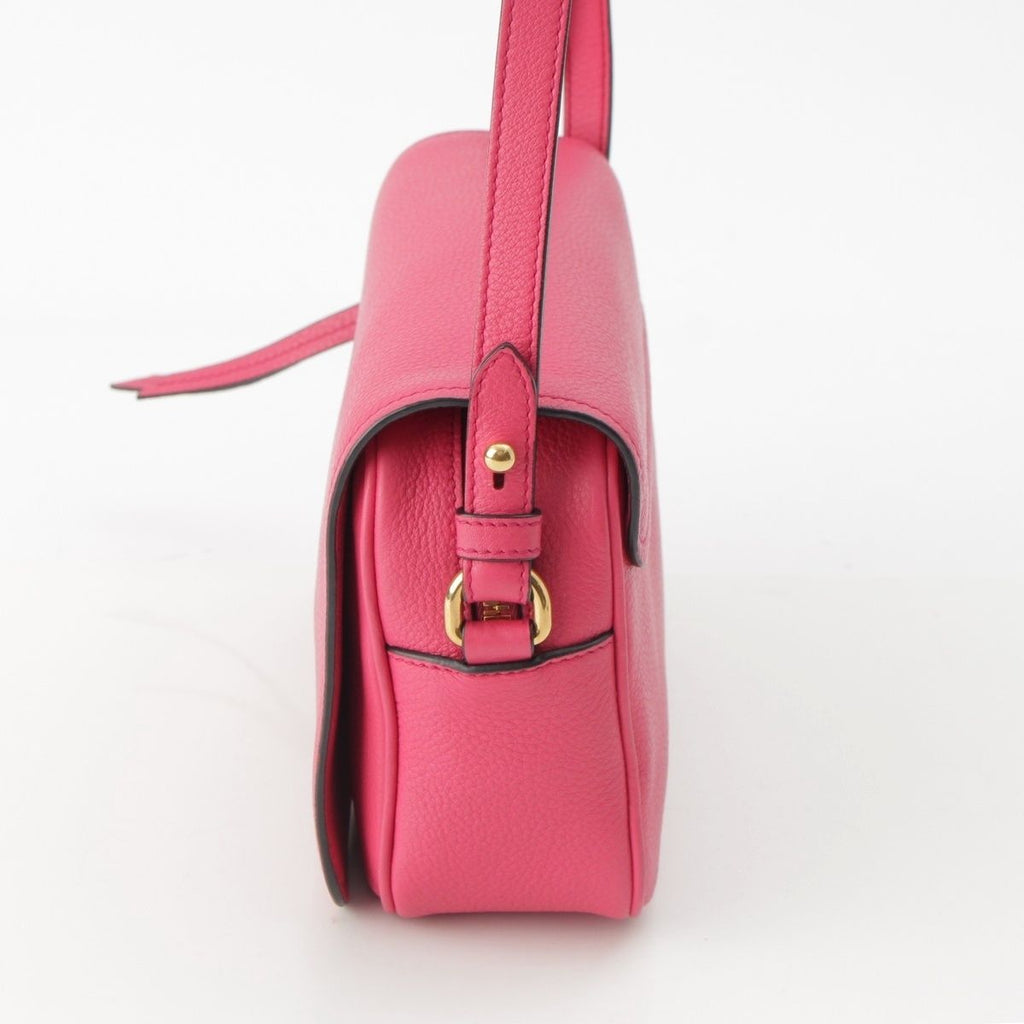 Prada Vitello Phoenix Leather Camera Shoulder Bag Pink — view 3