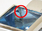 Celine Platinum Blue Topaz Pendant — view 7