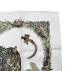 Hermes Petit Carre Scarf Tiger Animal Jungle Silk — view 4