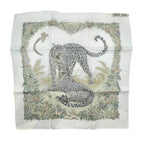 Hermes Petit Carre Scarf Tiger Animal Jungle Silk — view 2