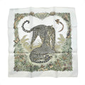 Hermes Petit Carre Scarf Tiger Animal Jungle Silk