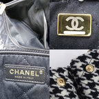 Chanel 22 Small Tweed BK GD Pouch Shoulder Bag — view 7