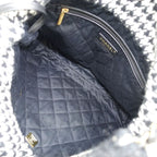 Chanel 22 Small Tweed BK GD Pouch Shoulder Bag — view 6
