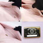 Chanel 19 Dixneuf Lambskin Pink GD Silver Quilted Shoulder Bag — view 7