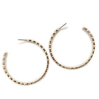 Chanel Coco Crush Collection Earrings Hoop 750 Pink Gold Beige 18K — view 2