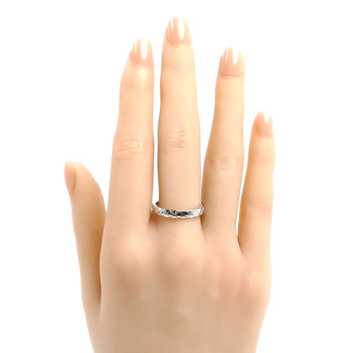 Chanel 18K White Gold Coco Crush Ring — view 7