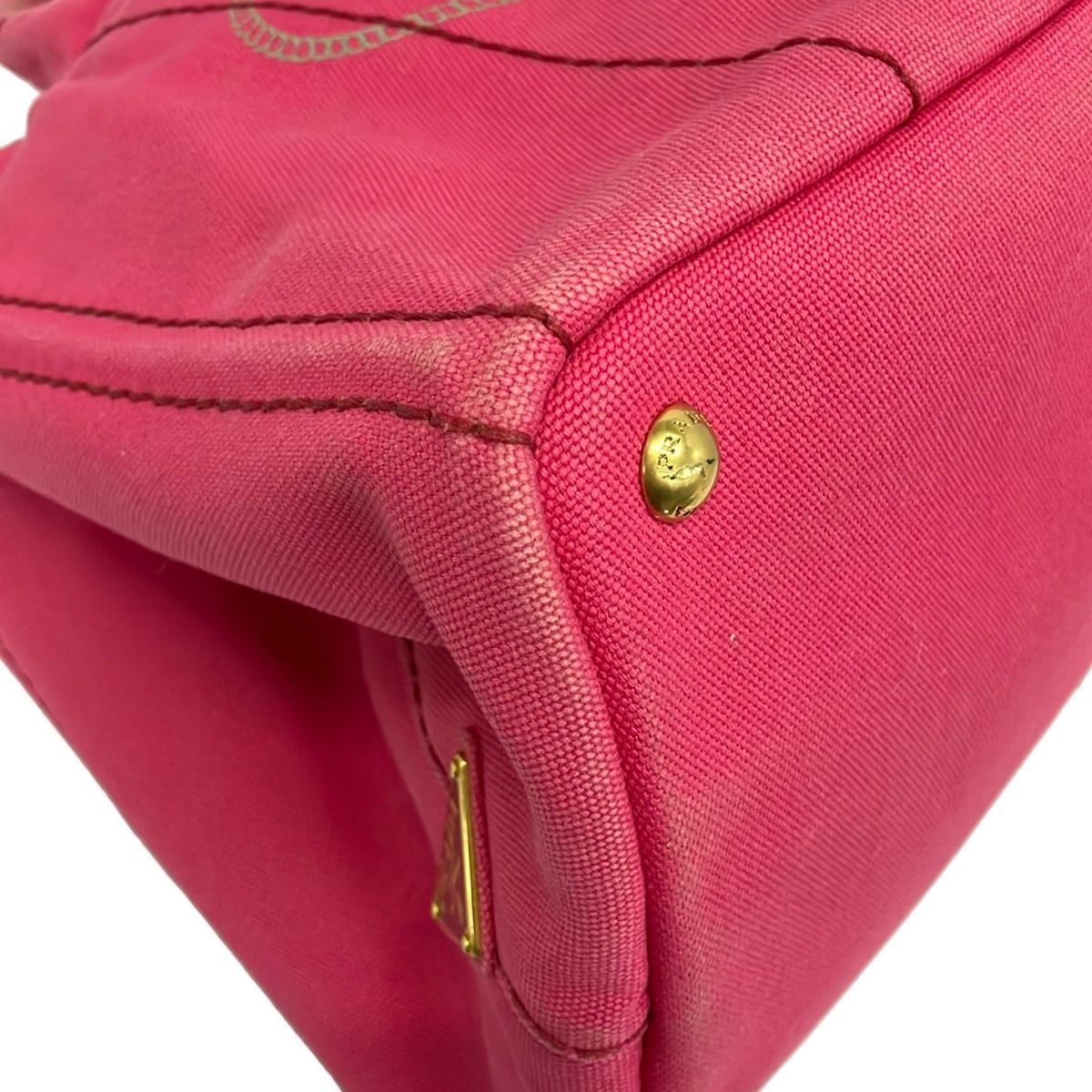 Prada Tote Bag Canapa Pink — view 6