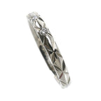 Chanel Platinum Quilted Diamond Ring — view 2