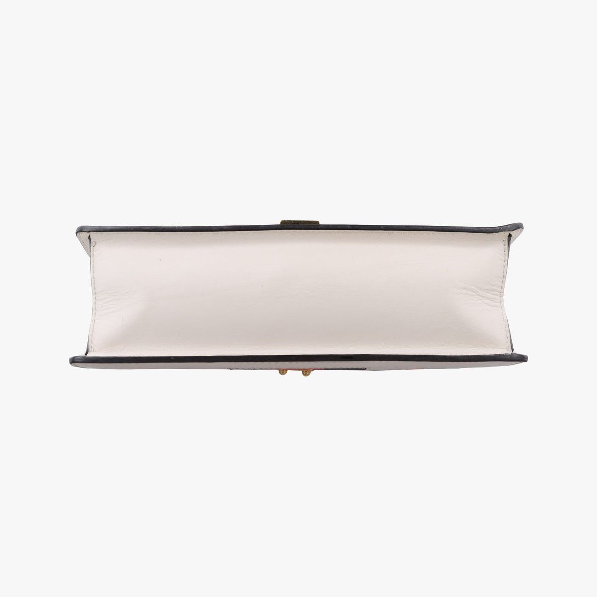 Gucci Sylvie White Leather Shoulder Bag — view 3