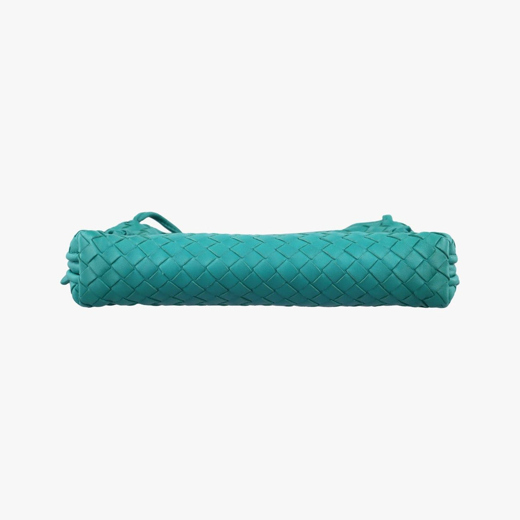 Bottega Veneta Nodini Intrecciato Green Lambskin — view 3