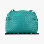 Bottega Veneta Nodini Intrecciato Green Lambskin — view 2