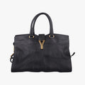 Saint Laurent Cabas Chic Black Leather