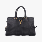 Saint Laurent Cabas Chic Black Leather