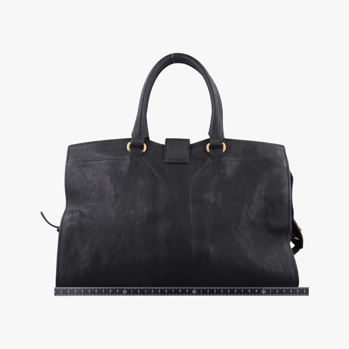 Saint Laurent Cabas Chic Black Leather — view 2