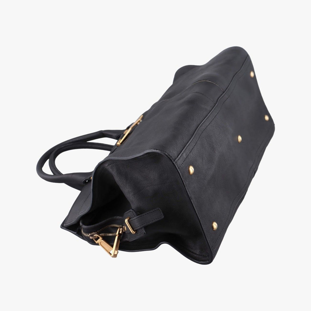 Saint Laurent Cabas Chic Black Leather — view 5