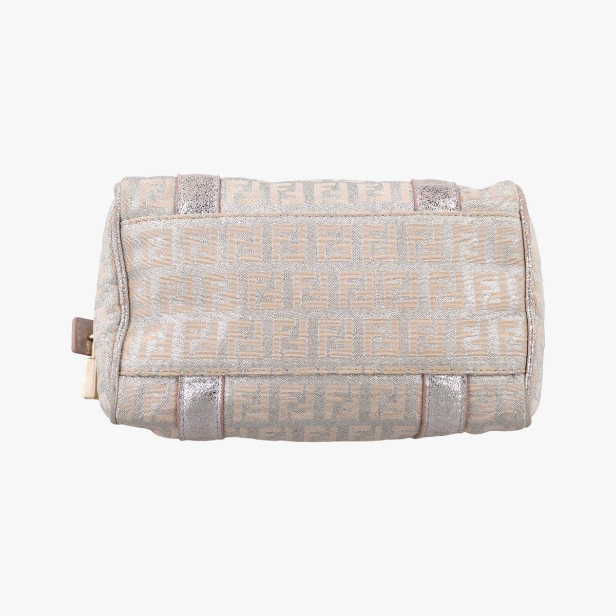 Fendi Zucchino Glitter Logo Pink Canvas — view 3