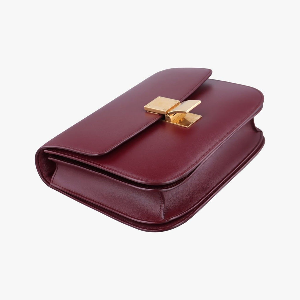 Celine Classic Box Wine Red Leather — view 5