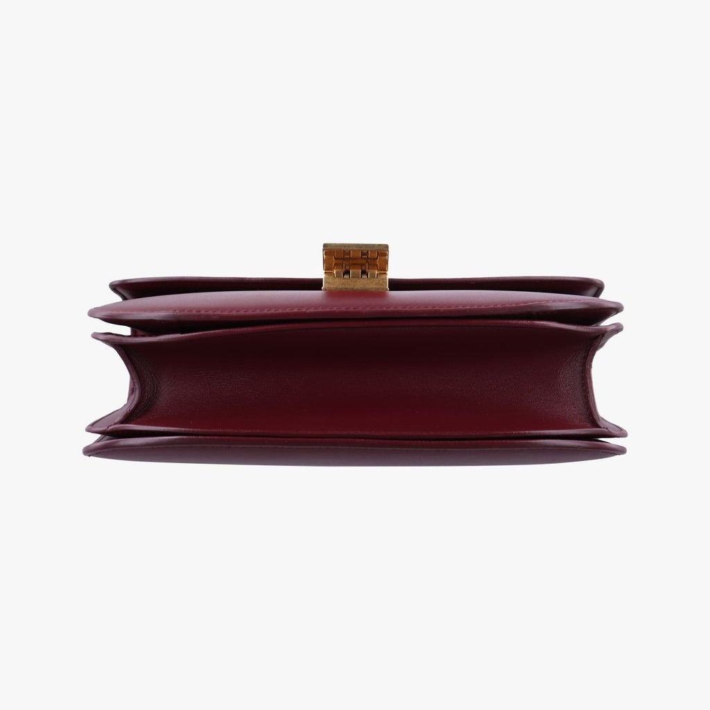 Celine Classic Box Wine Red Leather — view 3