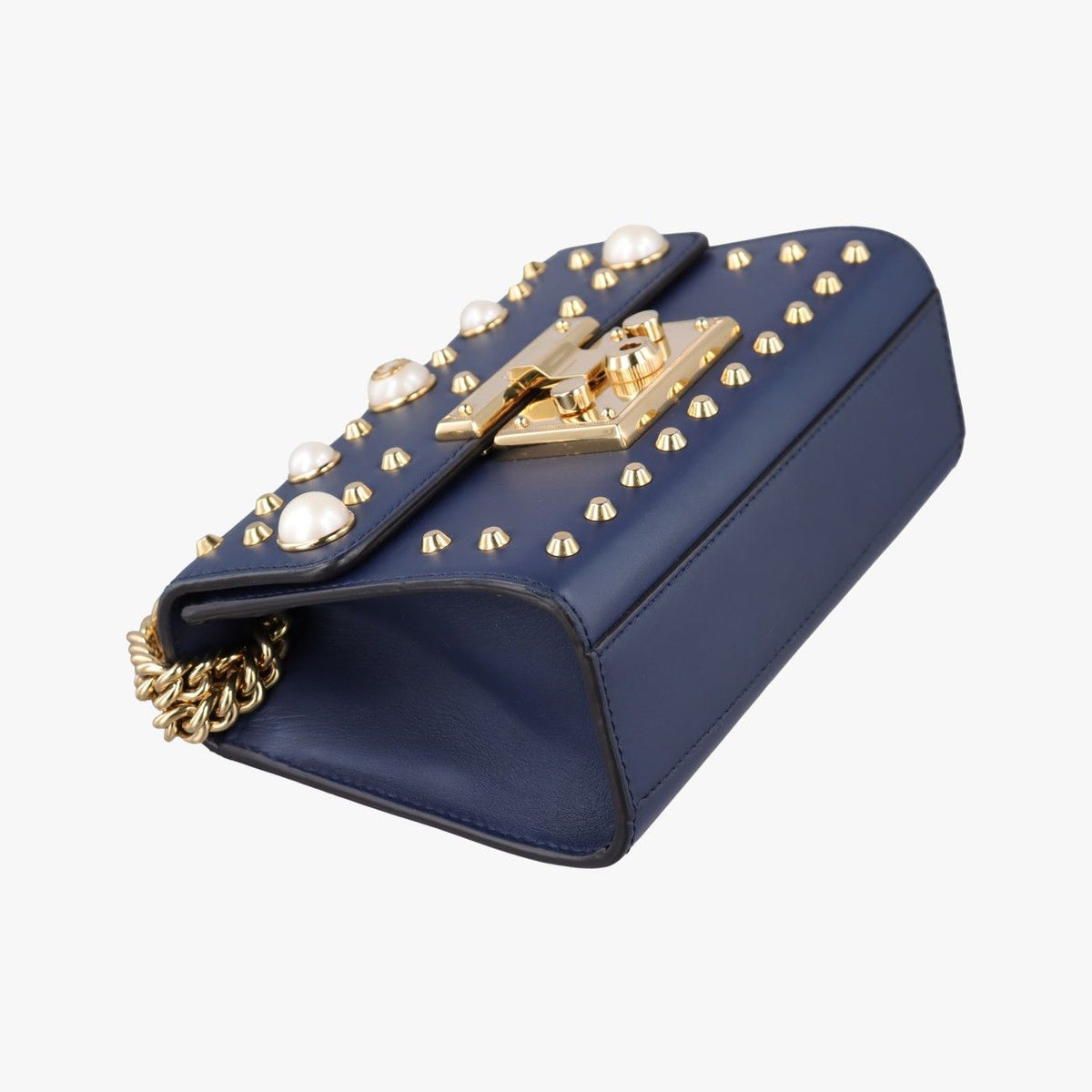 Gucci Padlock Navy Leather — view 5