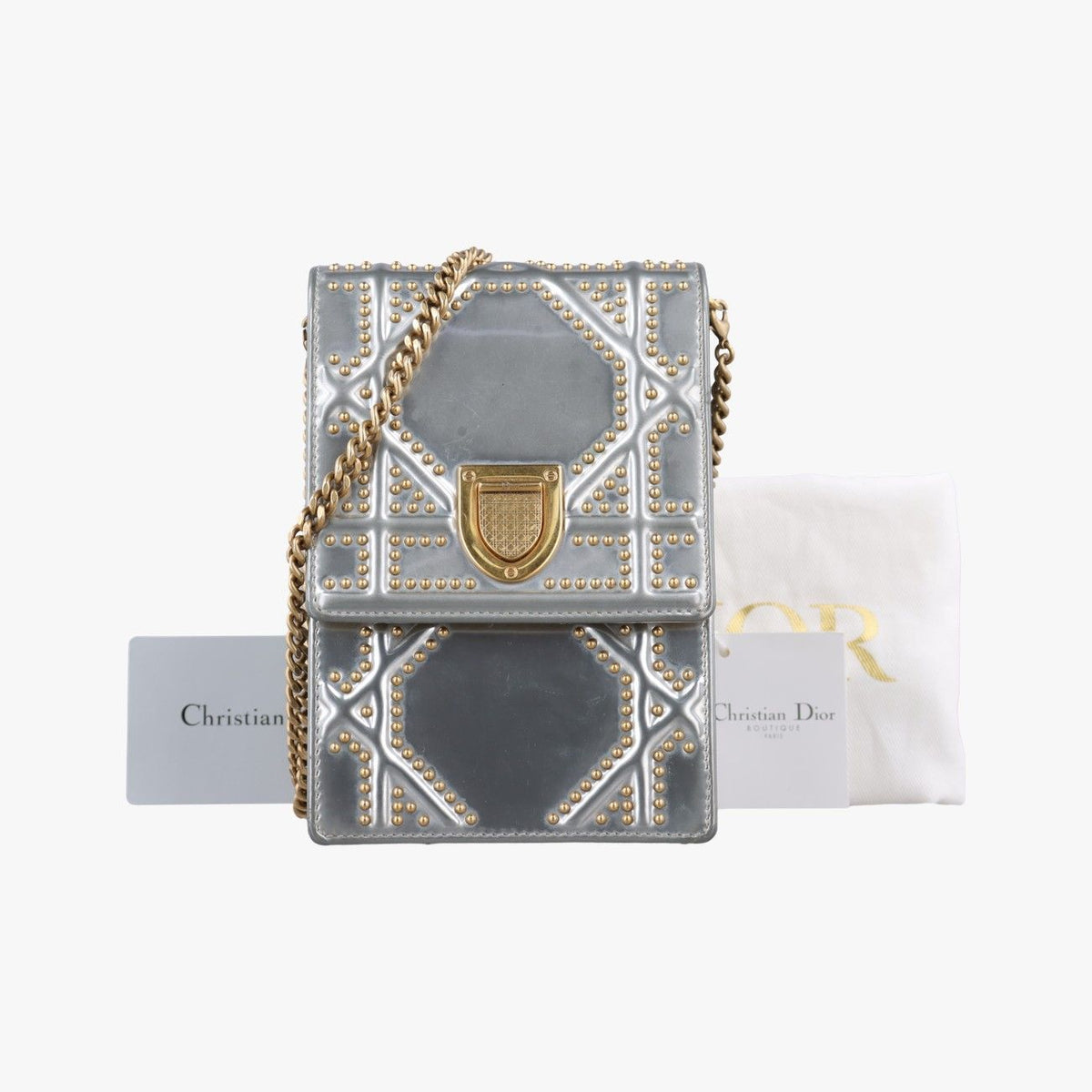Dior Diorama Silver Patent