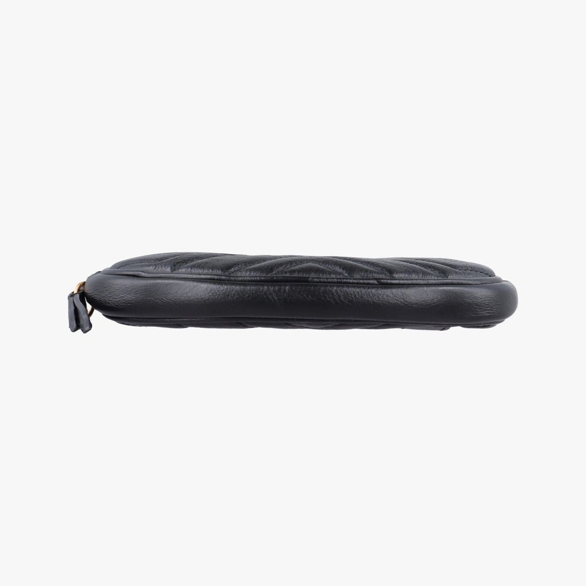 Gucci GG Marmont Black Leather Clutch — view 3